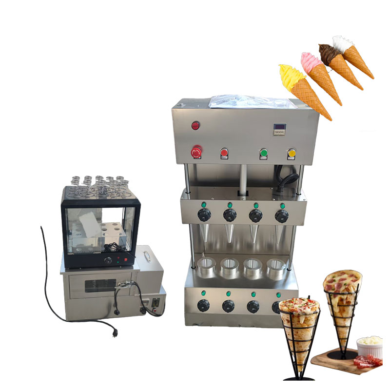 Mini Waffle Maker Machine - Commercial Sugarl Wafer Bake Ice Cream